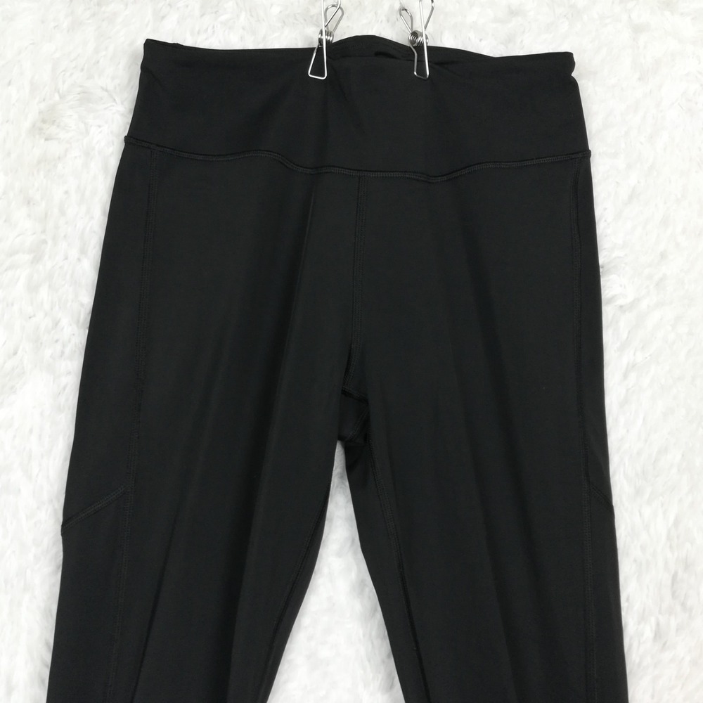 Victoria Sport Womens Pants Legging Tight Black Zipper Ankle Pull On M - Picture 10 of 11